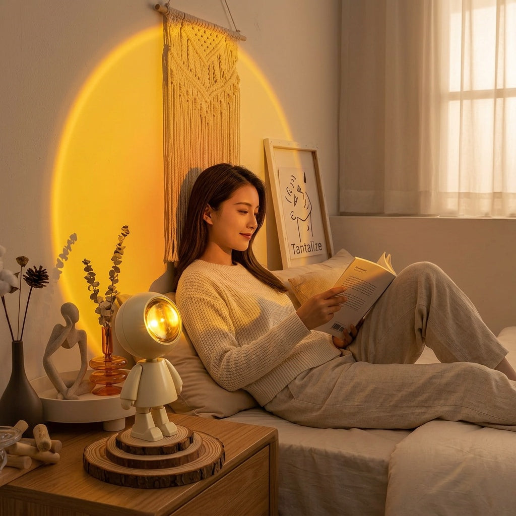 Real rooms needed better evening lighting